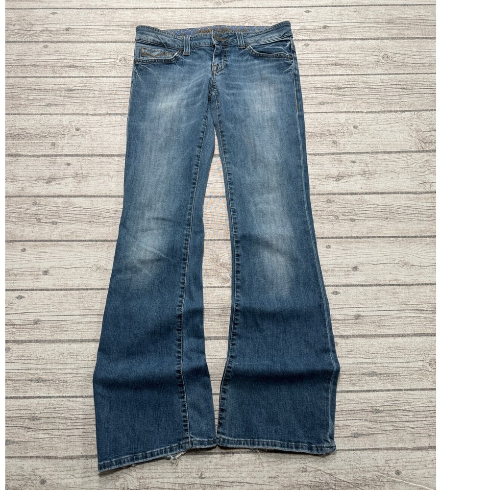 Y2K Mavi Jeans Women's 30 Blue Denim Medium Wash Low Rise Bootcut Relaxed Fit